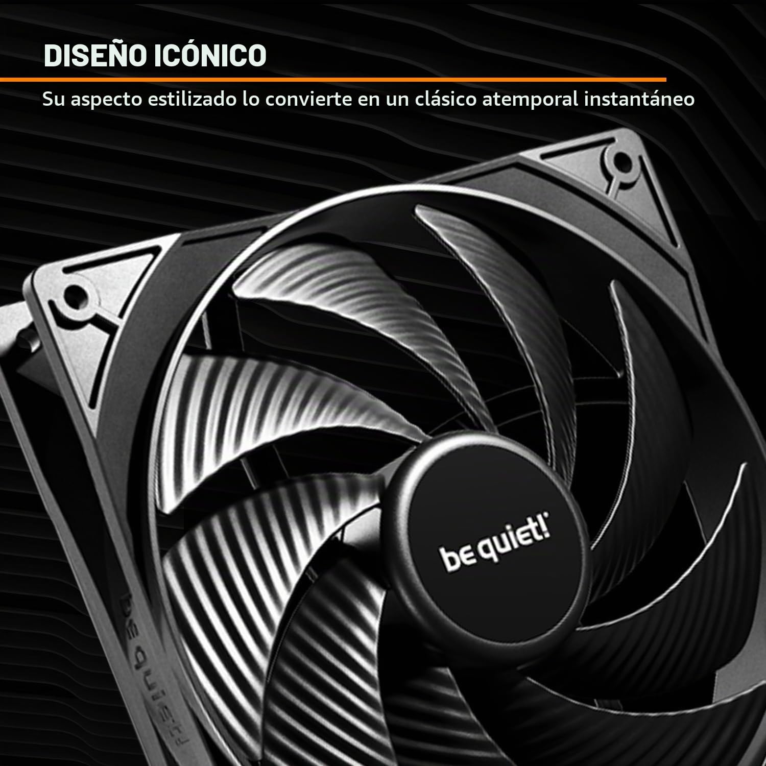 be quiet! Pure Wings 3 ventilador PWM High-Speed de 120 mm, 3 ventiladores incluidos, alta velocidad máxima, baja velocidad mínima, marco del ventilador optimizado, muy silencioso