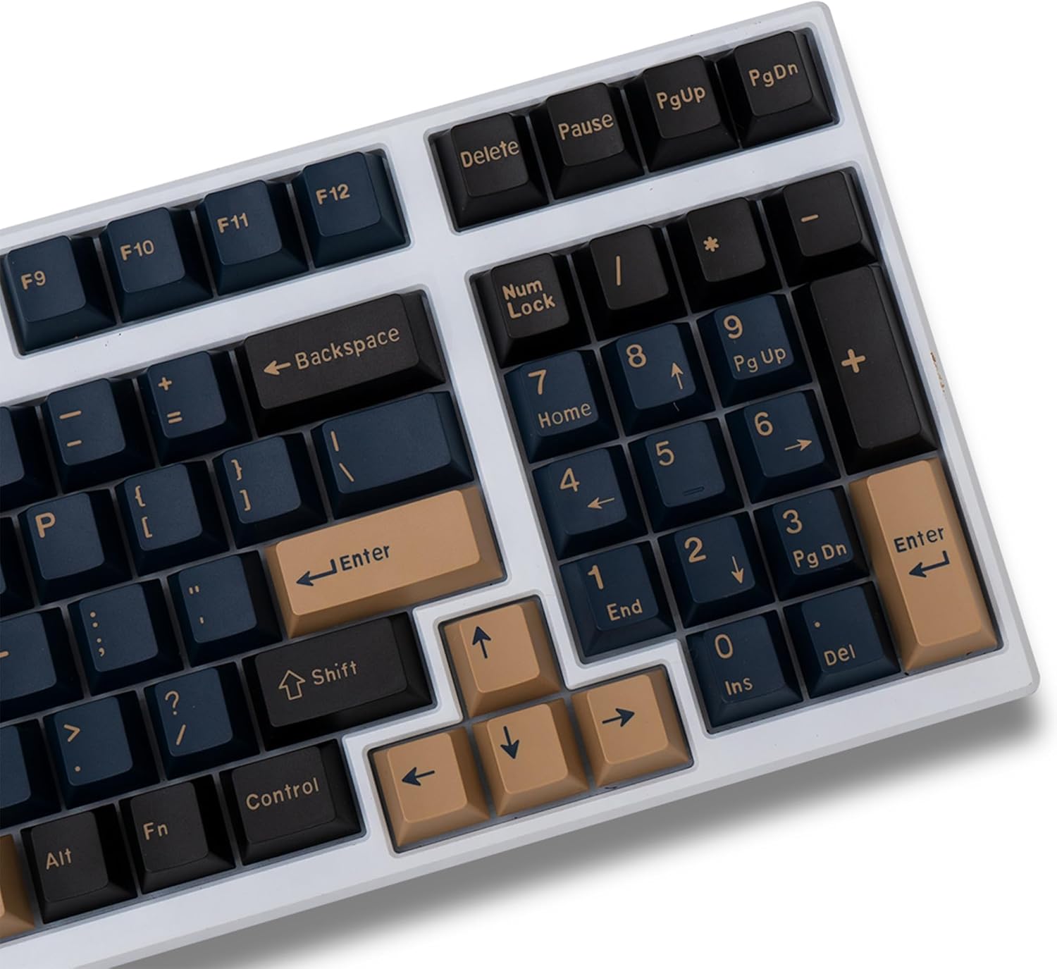 mintcaps Keycaps, 164 Keys Keyboard keycap Blue Samurai Keycaps Set Cherry Profile Custom Keyboard Key caps for Cherry Gateron MX Switches Mechanical Keyboards