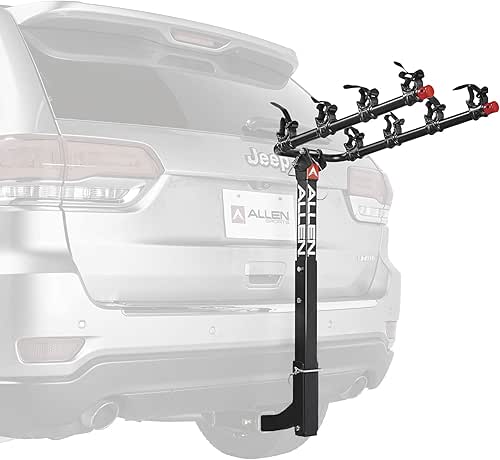 Allen Sports Deluxe 4-Bike Hitch Mount Rack (2-Inch Receiver) ,