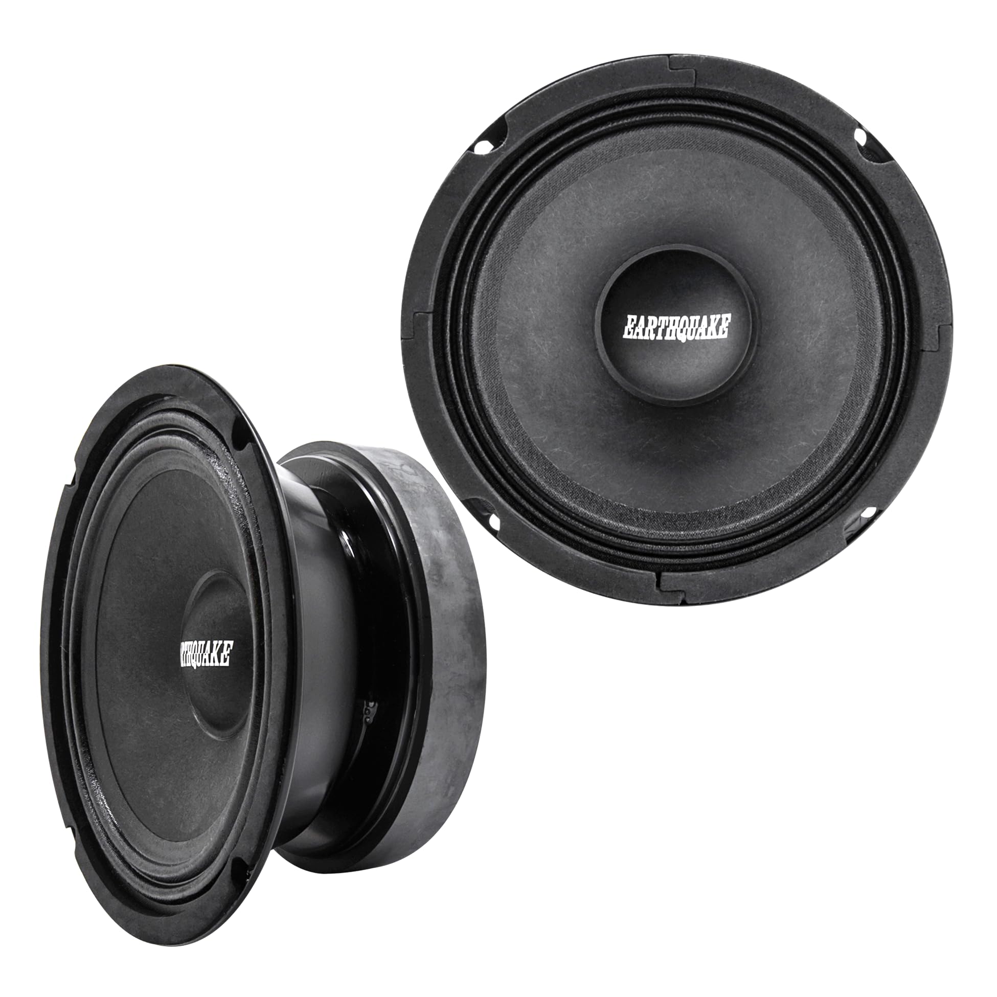Earthquake Sound PR-EQ6S8 6.5-inch 8-Ohm Cloth Surround Speakers - Sealed Basket, 200 Watts Max (Pair)