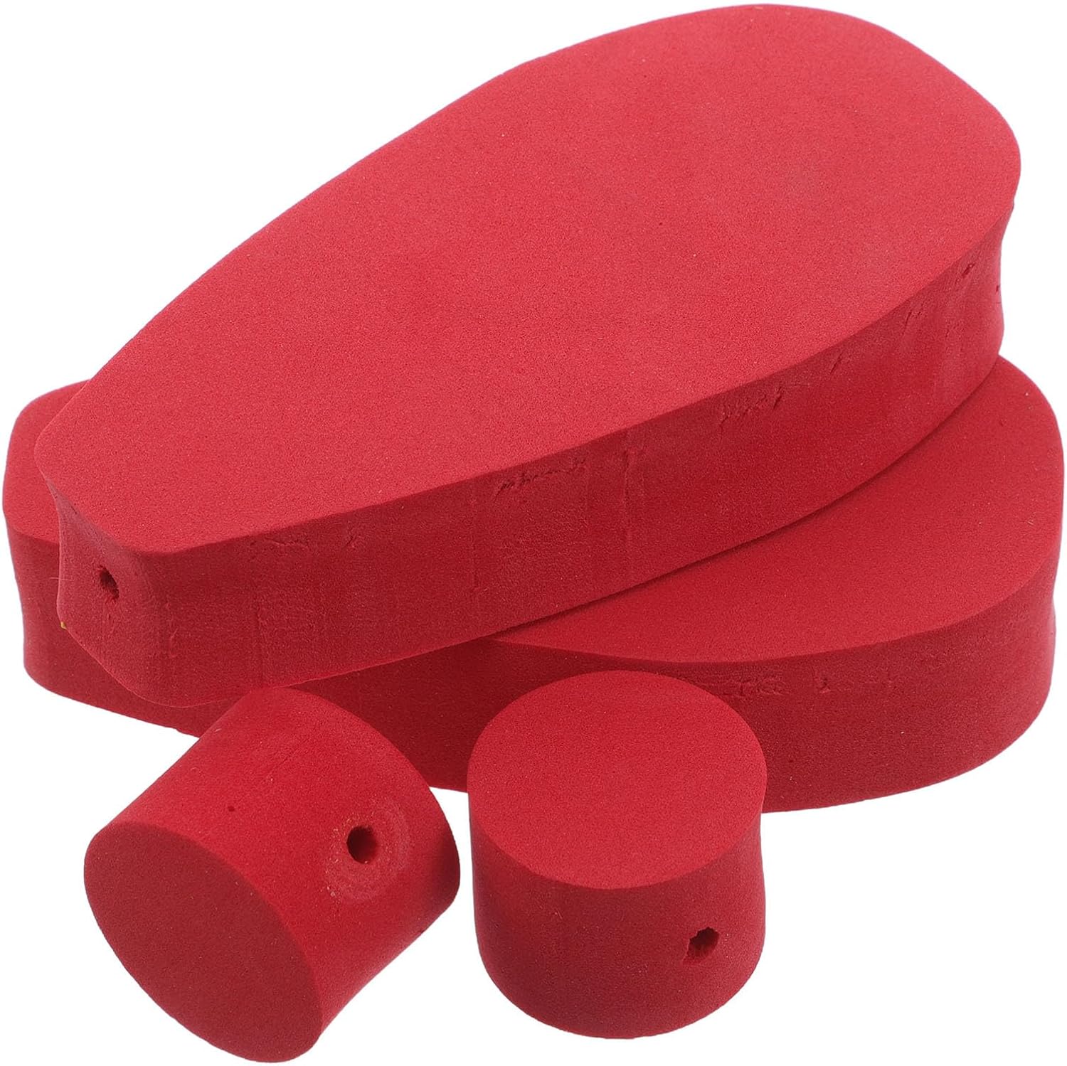 2pcs Car Antenna Toppers: Cute Car Roof Antenna Cover - Vehicle Exclamation Mark Topper - Foam Ball Decorative Exterior Ornament for SUV Decoration Red