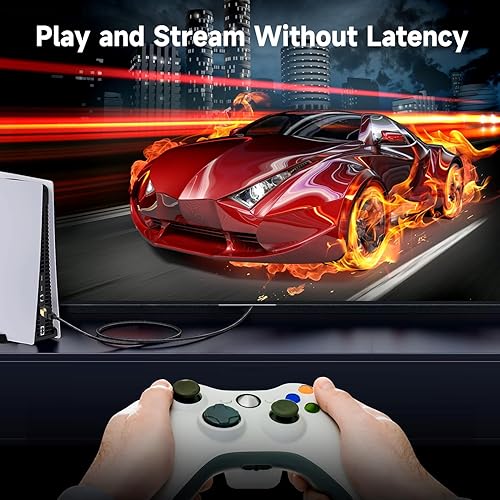 Miniatura 5 de JOSTART Cable Ethernet Cat 8, cable de Internet trenzado de alta velocidad de 40 Gbps 2000 MHz, cable de red de Internet de alta velocidad, cable