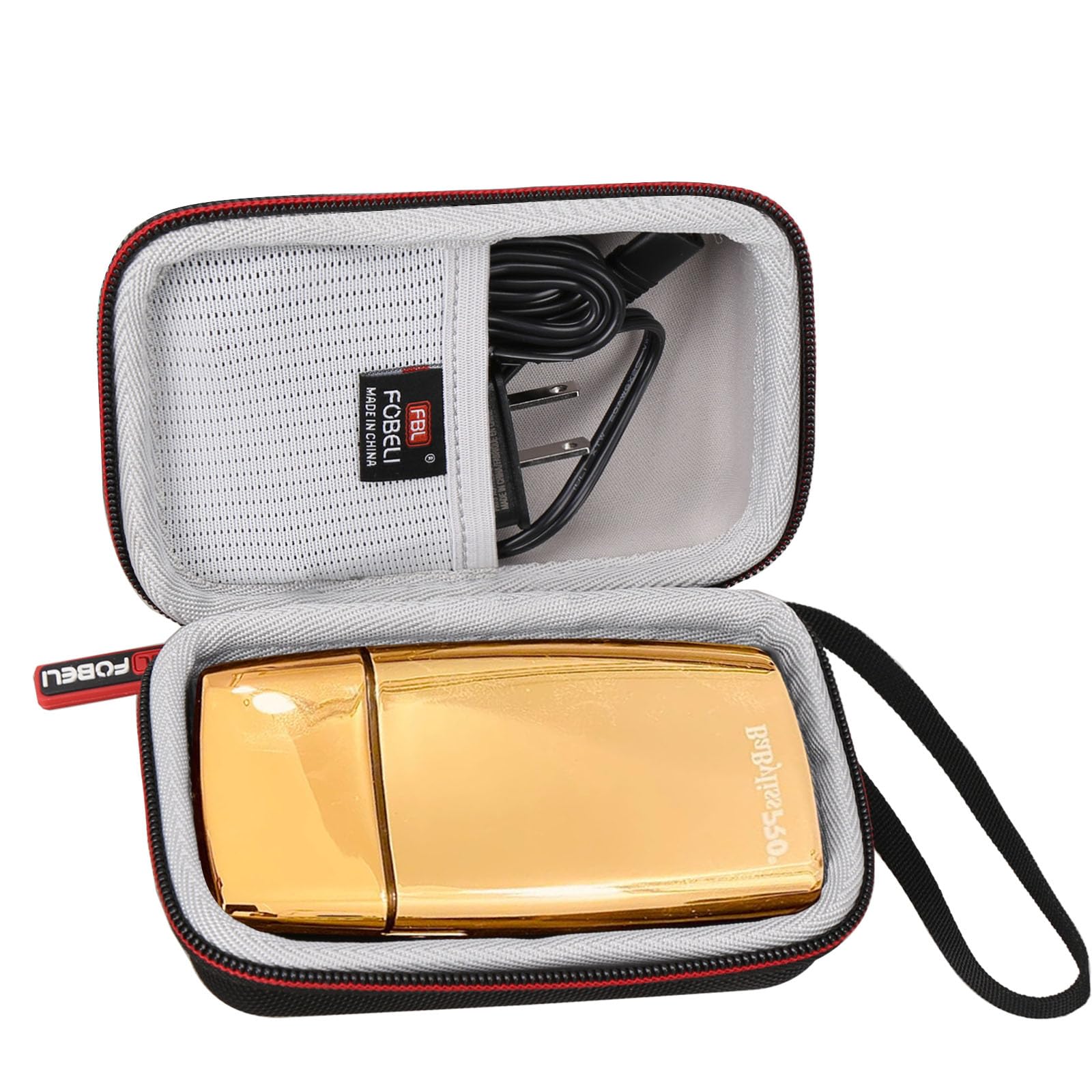 FBLFOBELI Hard Storage Case for BaBylissPRO Barberology Cordless Metal Double Foil Shaver, Shockproof Compact Case Travel Bag-image-31
