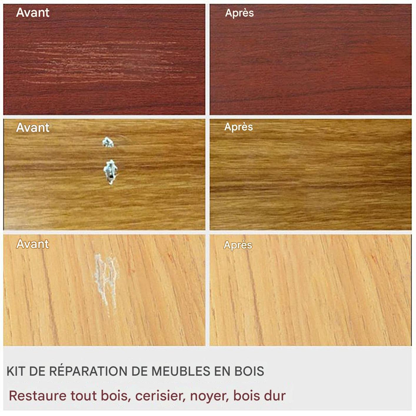 Kit reparación laminado Marcador pintura impermeable y pintable
