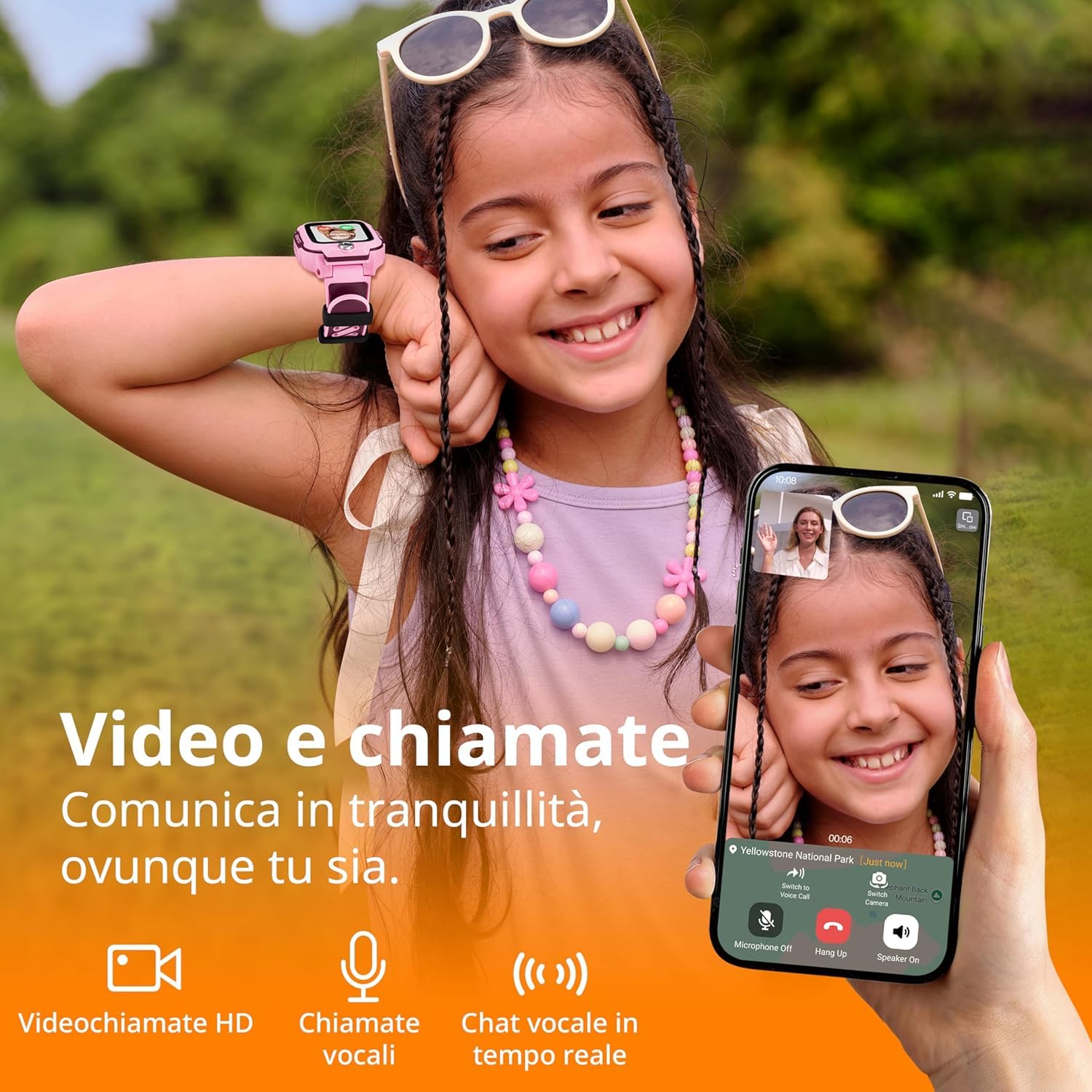 imoo Watch Phone, Smartwatch 4G per bambini con videochiamate HD, Smartwatch per bambini con GPS e monitoraggio in tempo reale, resistenza all'acqua IPX8 (Z3, Blu)