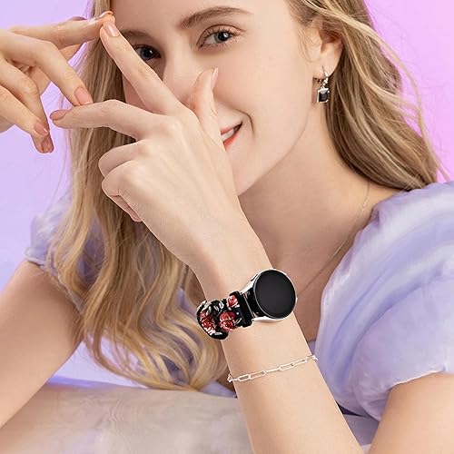 Miniatura 2 de Compatible con Samsung Galaxy Watch 7654Active 2FE - 1.575 pulgadas1.732 pulgadas, correa de liberación rápida de 0.787 pulgadas, correas elásticas