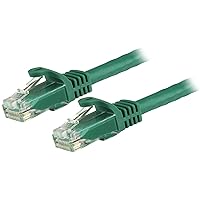 Startech.Com Cavo Patch Antigroviglio UTP Rj45 Cat6 Gigabit 15 M Verde