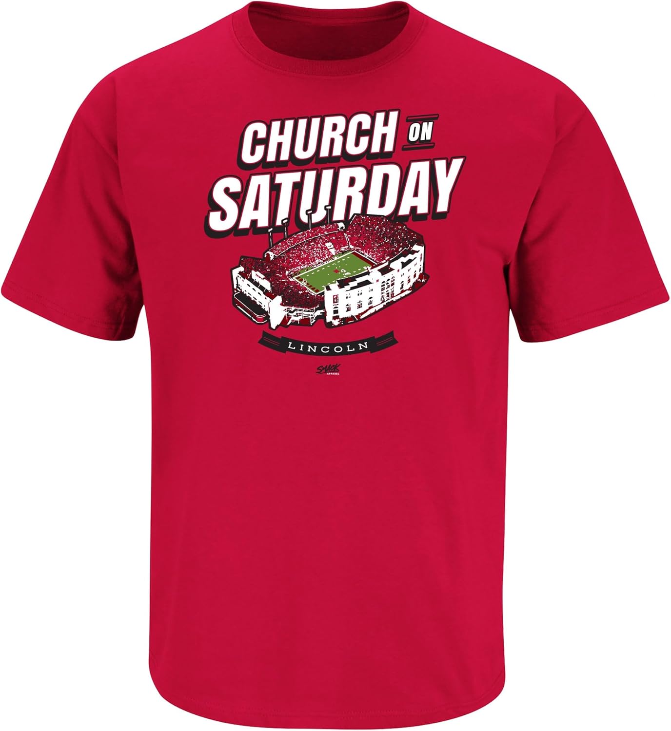 Church On Saturday T-Shirt for Nebraska College Fans (SM-5XL)