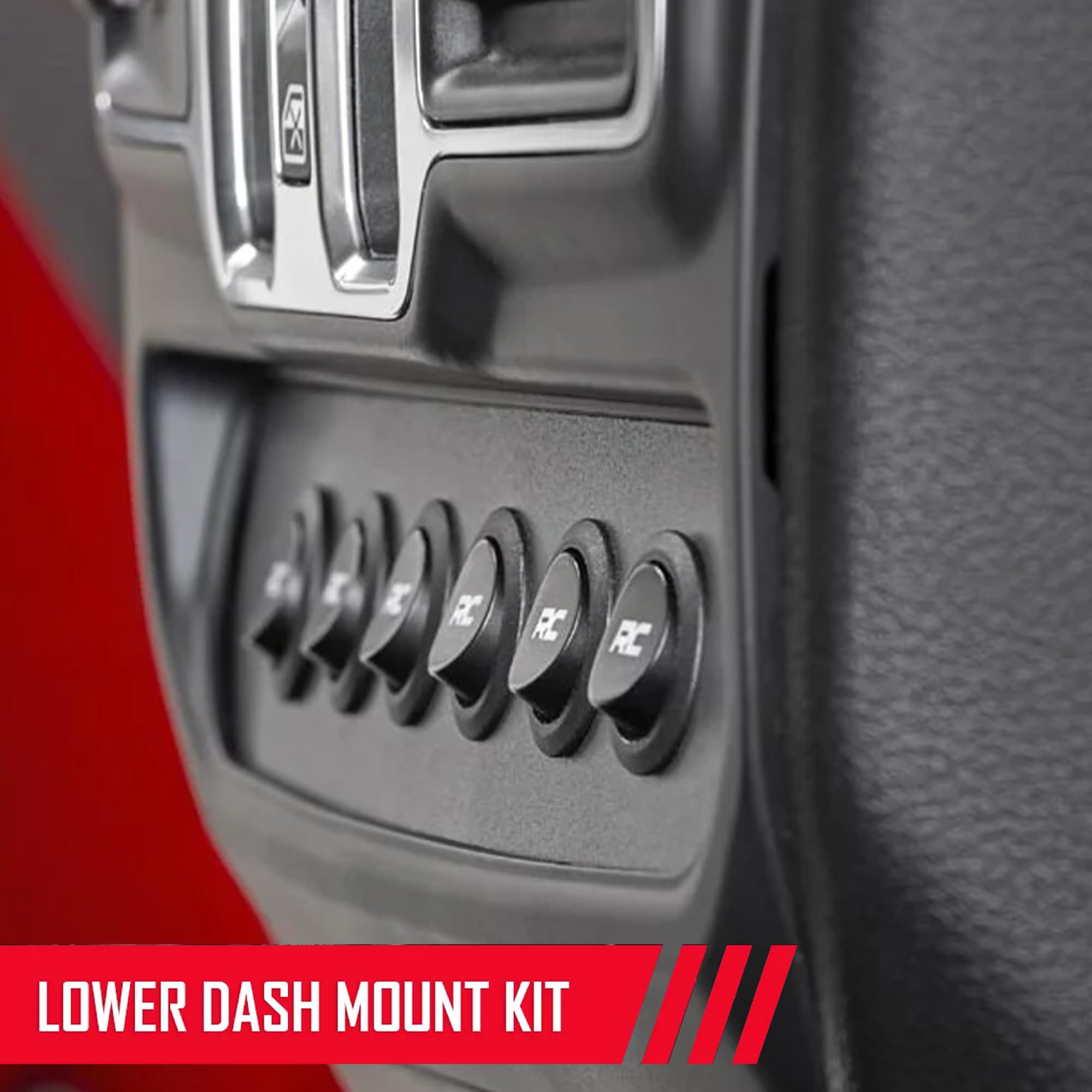 Rough Country MLC-6 Jeep Wrangler JL/Gladiator JT 2018-2020, czarny