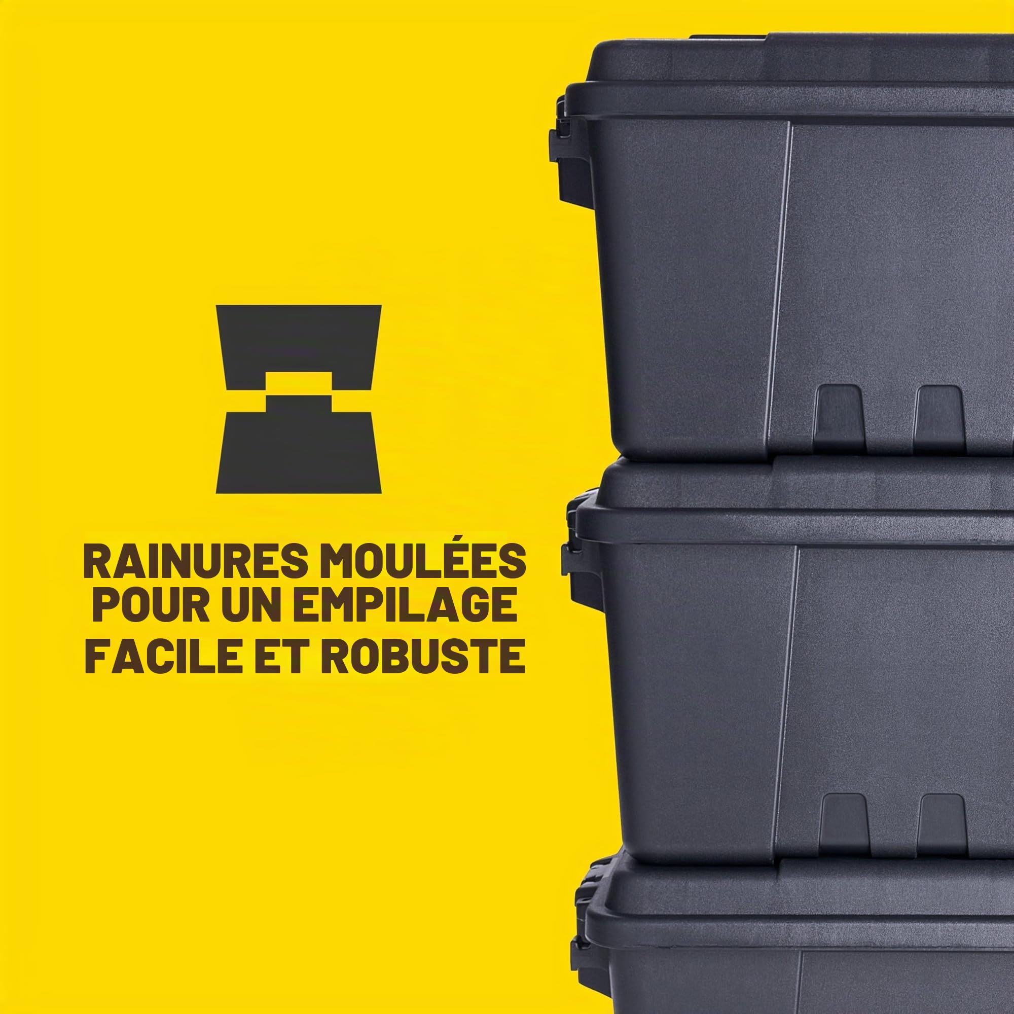 Plano - 1719-01 - Coffre de rangement - Vert Olive - Taille M