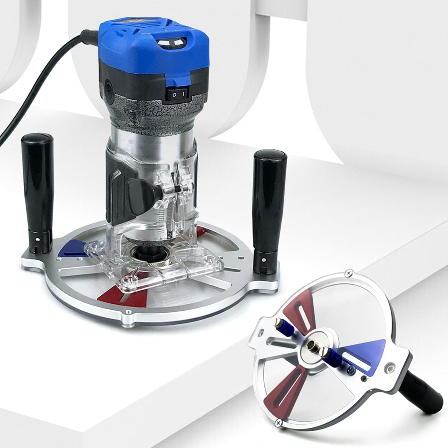 Circular Template for Milling Machine | Adjustable Woodworking Tool, Circular Cutter for Router | for Home, Garage, Construction and Renovation Carpentry Projects