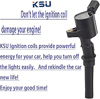 Vista 2 de KSU Compatible con paquete de bobinas de encendido para Ford EXPEDITION EXPLORER F-150 F-250 F-350 F-450 CROWN VICTORIA E-150 E-250 E-350 E-450