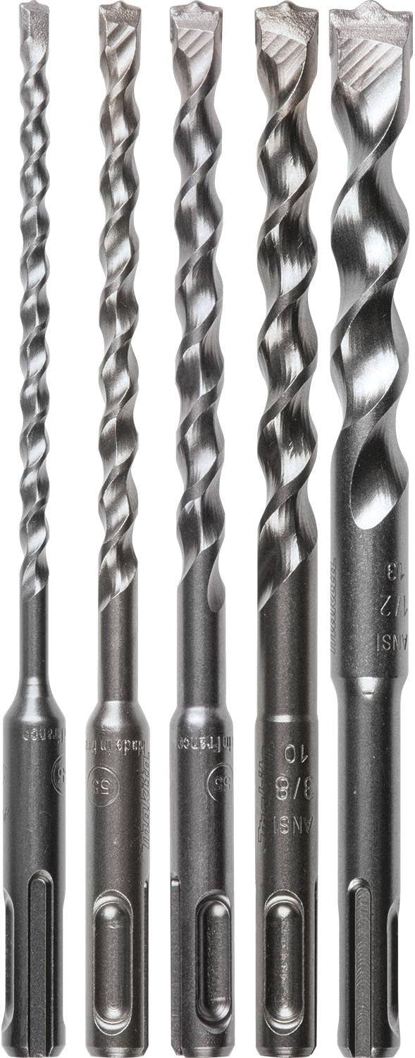 Makita B-60969 5 Pc. Sds-Plus Bit Set, 2-Cutter