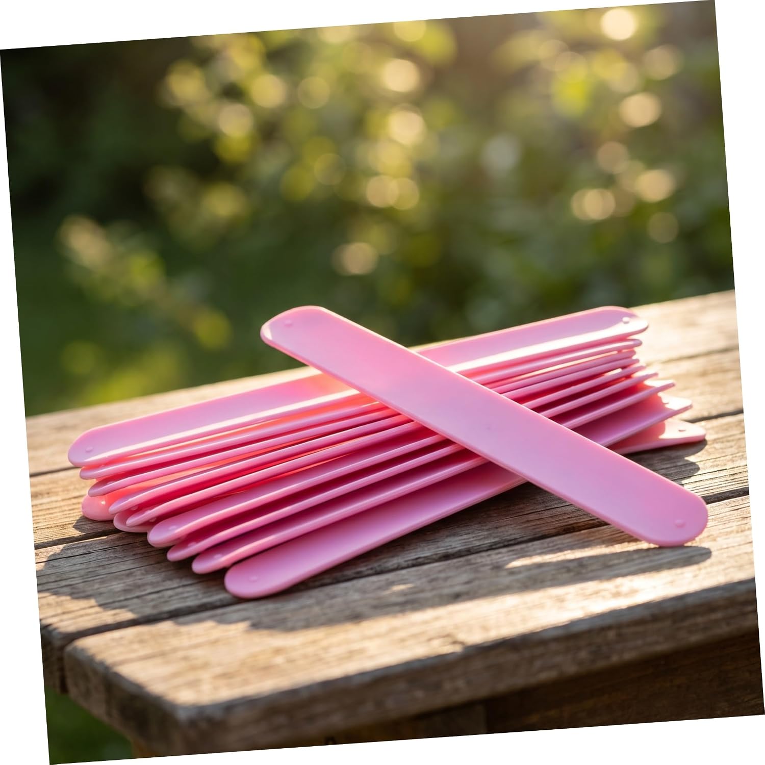 ABOOFAN 10pcs Pink Silicone Wrapping Paper Holder Clips for Rolls image 5