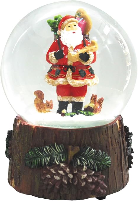 Amazon Co Jp 函館クリスマスファクトリー 100mm サンタ オルゴール 16726 おもちゃ