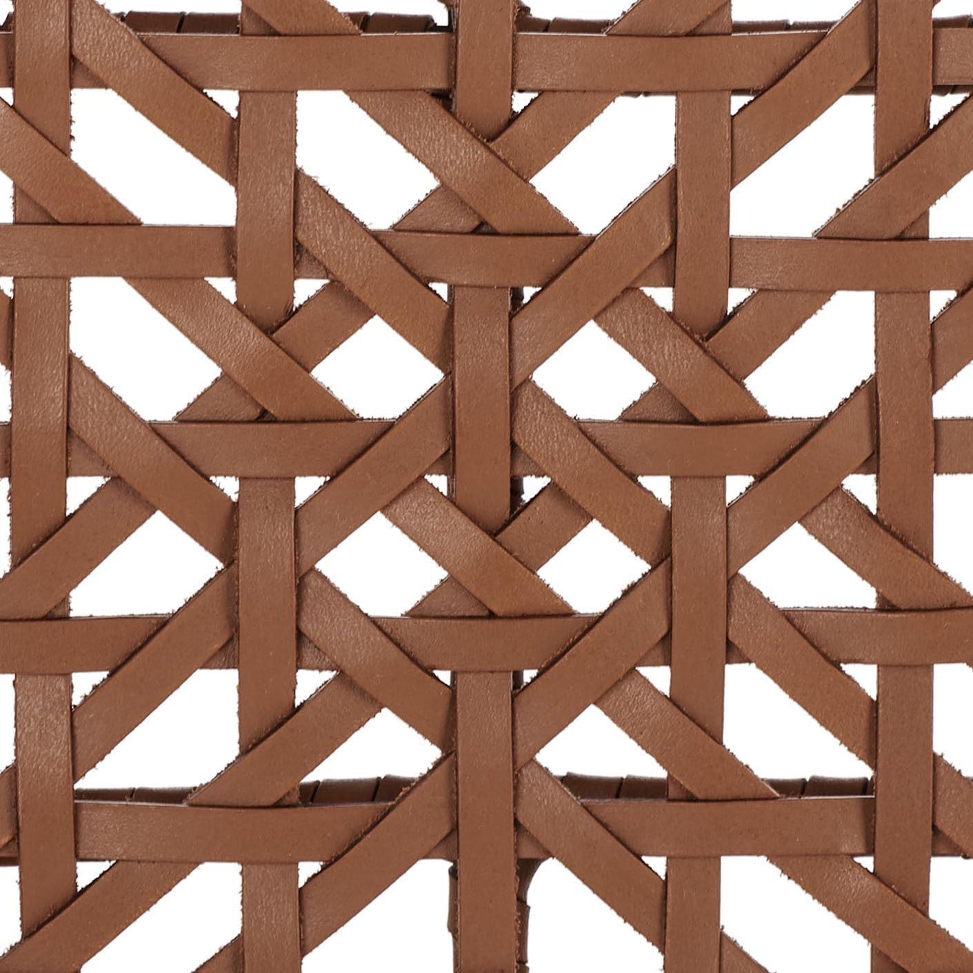 SAFAVIEH Home Collection Bandelier Light Honey Woven Leather/Natural Teak Wood Rectangle Bench