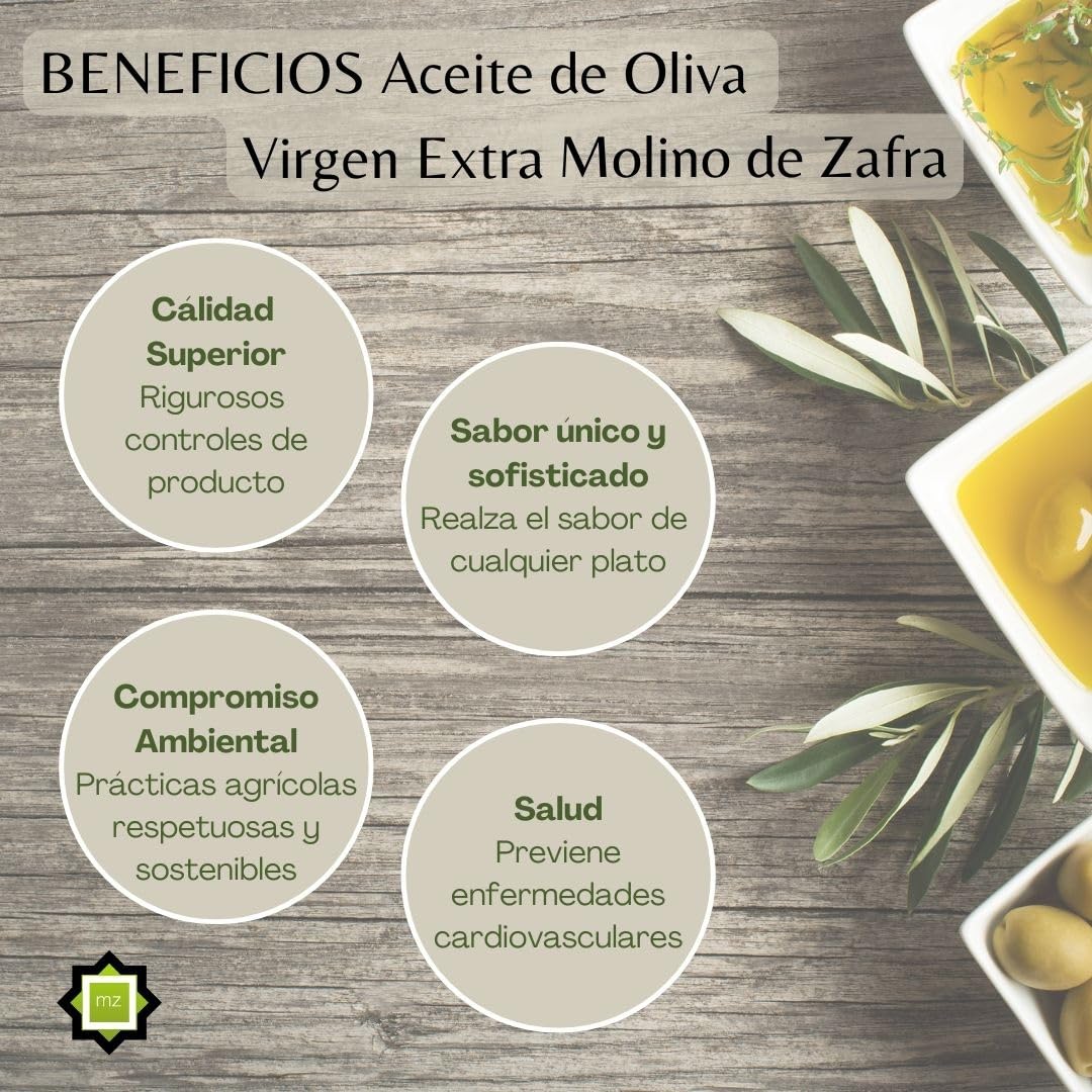Aceite de Oliva Virgen Extra 2 Litros SERIE ORO Sin Filtrar | AOVE 100% Reserva Familiar Molino de Zafra Premium | Cosecha Tradicional, Primera Prensada en Frío y Calidad Gourmet