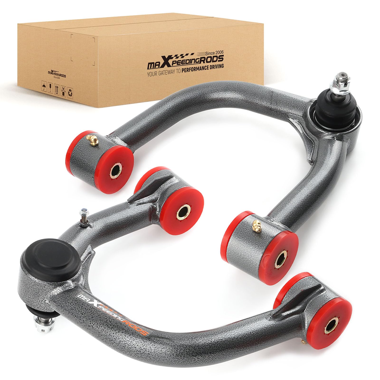 maXpeedingrods 2-4” Lifted Upper Control Arm for Toyota 4Runner 2003-2021, for Toyota FJ Cruiser 2007-2014, for Lexus GX470 2003-2009, for Lexus GX460