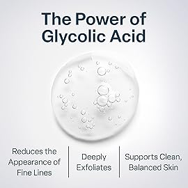 QRxLabs Glycolic Acid Pads - 10% Glycolic Acid Exfoliating Pads - Rinse-Free Face Peel - Antioxidant Chemical Exfoliant with Vitamins B5, C & E, Green Tea Extract - 50 Count, Mint & Eucalyptus