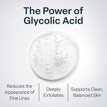 QRxLabs Glycolic Acid Pads - Radiance Pads with AHA for Face & Body - Exfoliates Skin Surface - Helps Tone & Brighten Skin, One-Step Makeup Prep - Acne Treatment Clearing - Daily Pads - 50ct