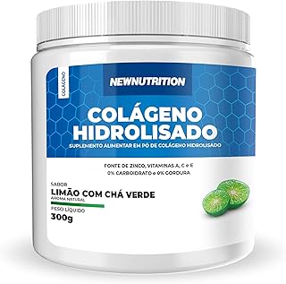 Colágeno Hidrolisado - 300G Limão com Chá Verde, Newnutrition