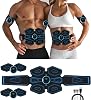 EMS Muscle Trainer, ABS Trainer Muscle Stimulator, 8 Modes & 18 Intensities for Abdominal/Arm/Leg/Hip Training, EMS Muscle Stimulator, Electric Abdominal Muscle Toner