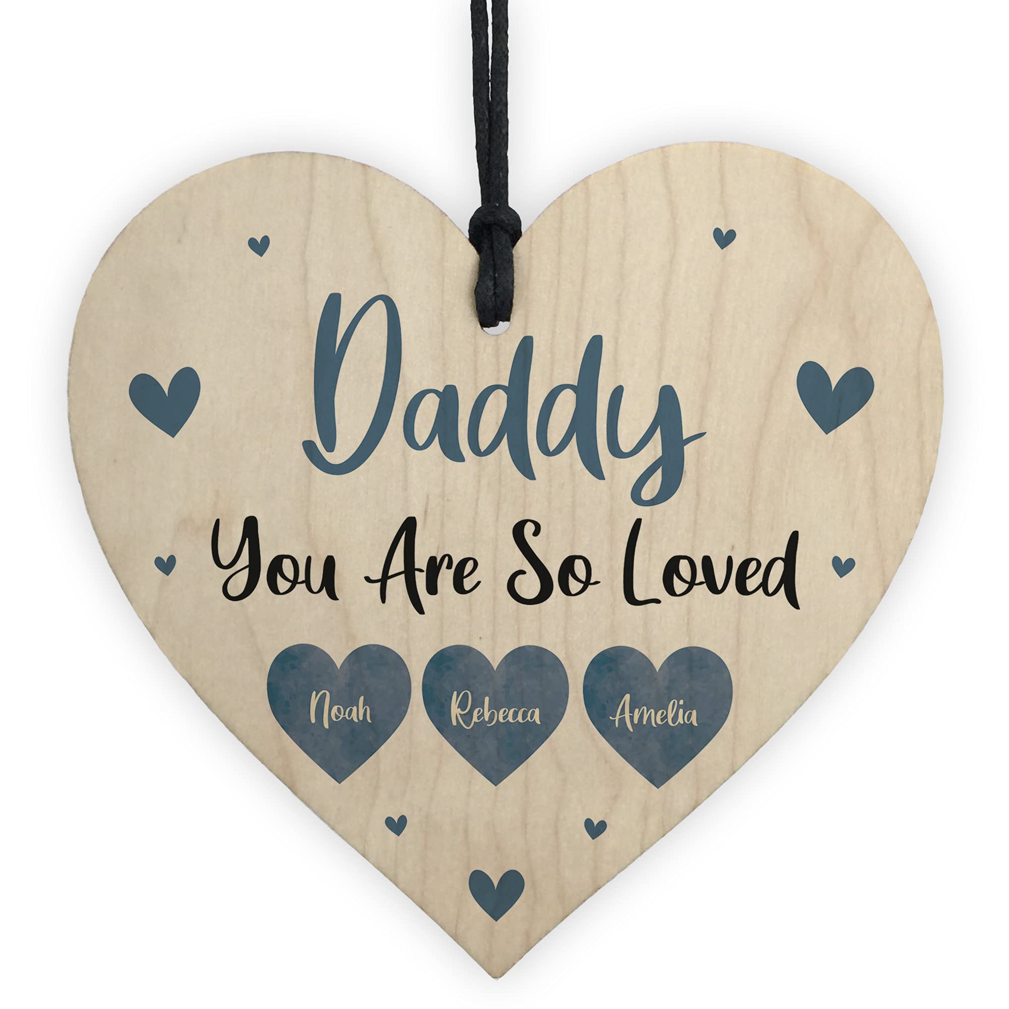 Personalised Daddy Gift YOU ARE SO LOVED Birthday Fathers Day Gift For Dad