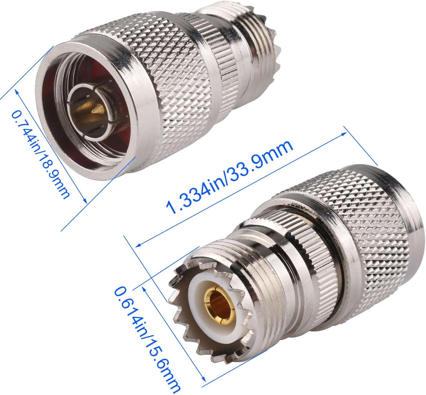SO239 Złącze N męskie na PL259 żeńskie N - męskie na żeńskie UHF SO239 Adapter koncentryczny do anteny radiowej złącza RF adapter