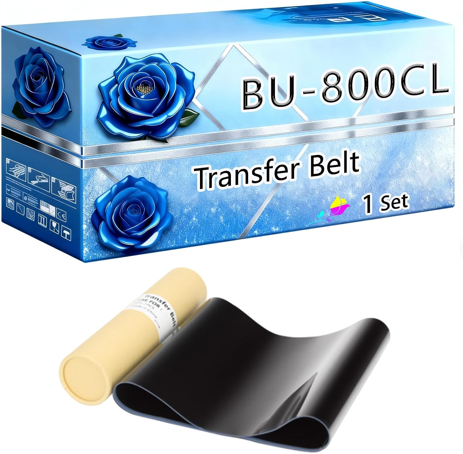BIVOL Compatible BU-800CL Transfer Belt Replacement for Brother MFC-L9630CDN MFC-L9670CDN Printer (1 Set)