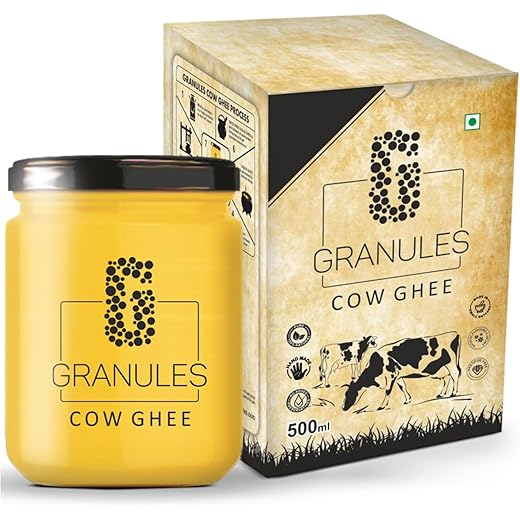 GRANULES Pure Cow Ghee 500ml Natural Desi Ghee Premium Cow G