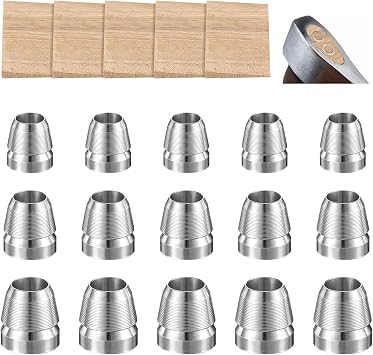 20 Pcs Axe Handle Wedge, Safety Round Hammer Handle Wedges Wood Wedges Steel Metal Wedge Kit for Axe Claw Hammer Sledge 0.31/0.39/0.47 Inch