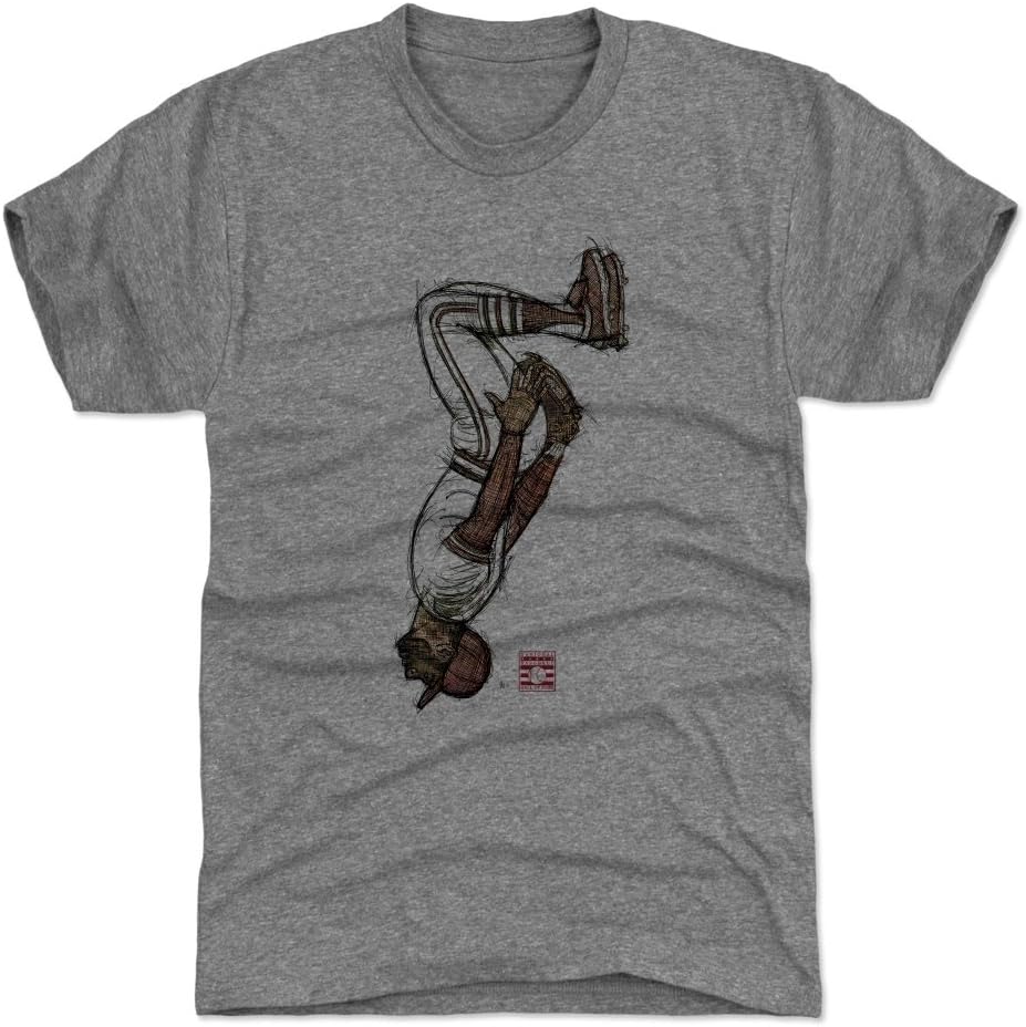 500 LEVEL Ozzie Smith Men's T-Shirt - Ozzie Smith Sketch Backflip