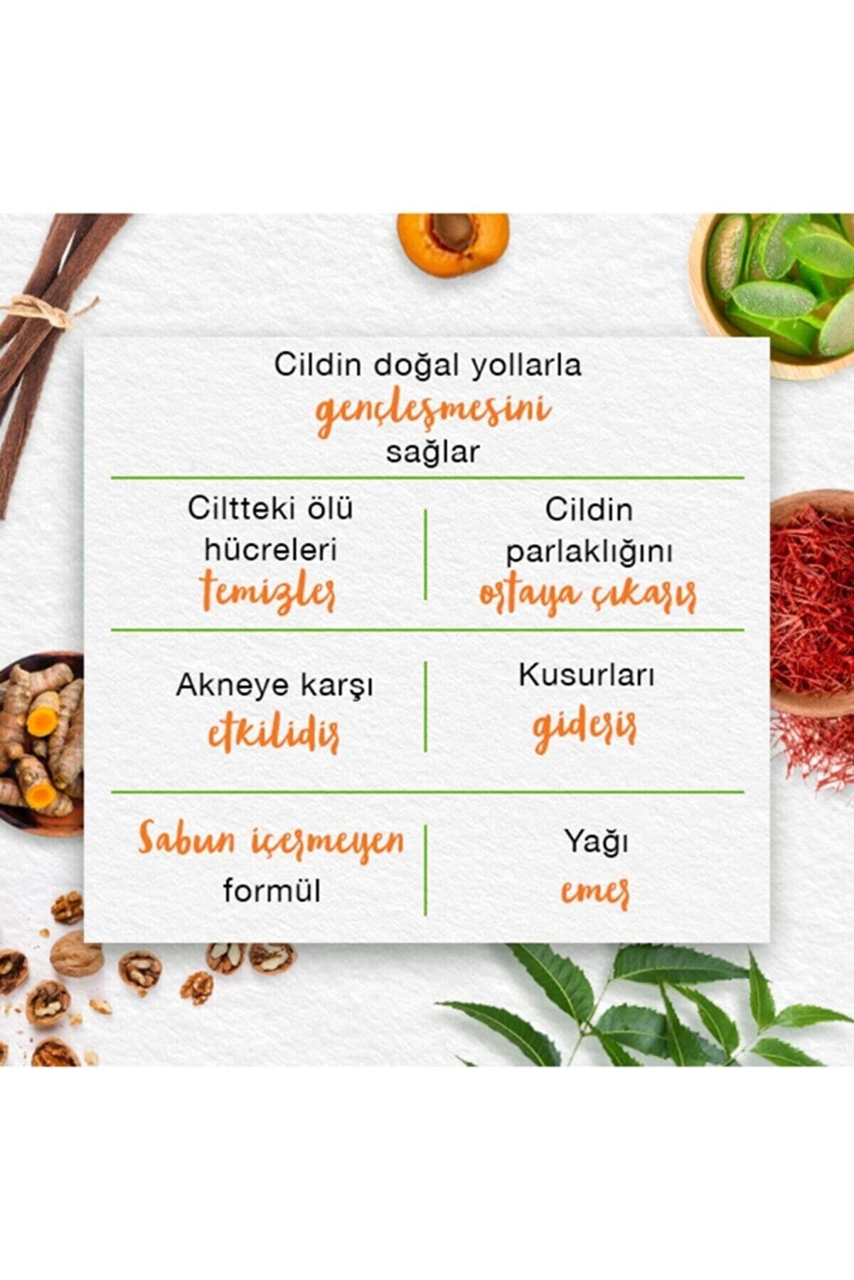 Himalaya Since 1930 Peeling Etkili Hassas Yüz Temizleme Jeli, Kayısı, Aloe Vera, Parabensiz, Tüm Ciltler, 150 ml