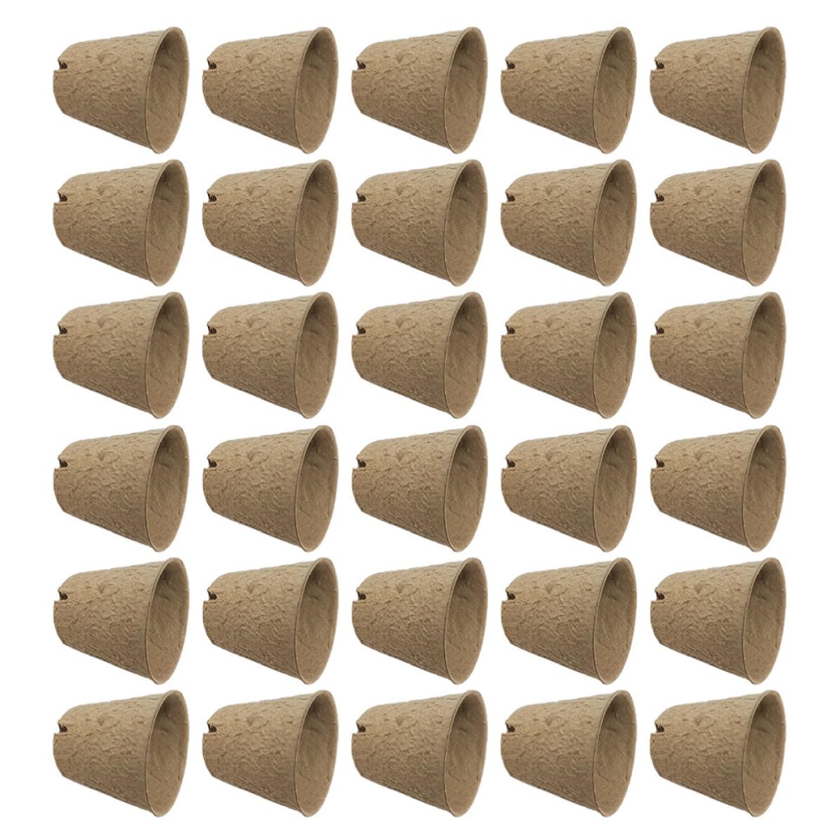 Pots de culture résistants en papier biodégradable perforé de 8 cm pour repiquage sain
