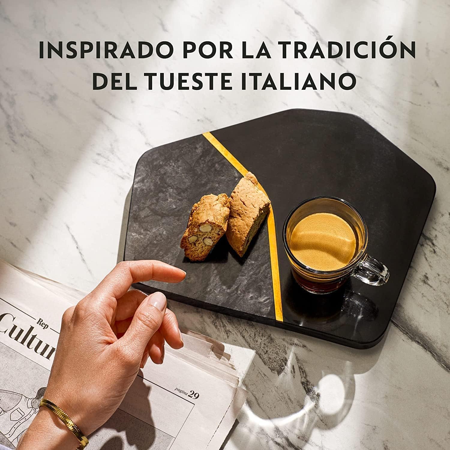 Pack de 100 cápsulas de café Lungo Nespresso Original World Explorations (Cape Town, Vienna, Vienna Decaffeinato, Shanghai, Buenos Aires)