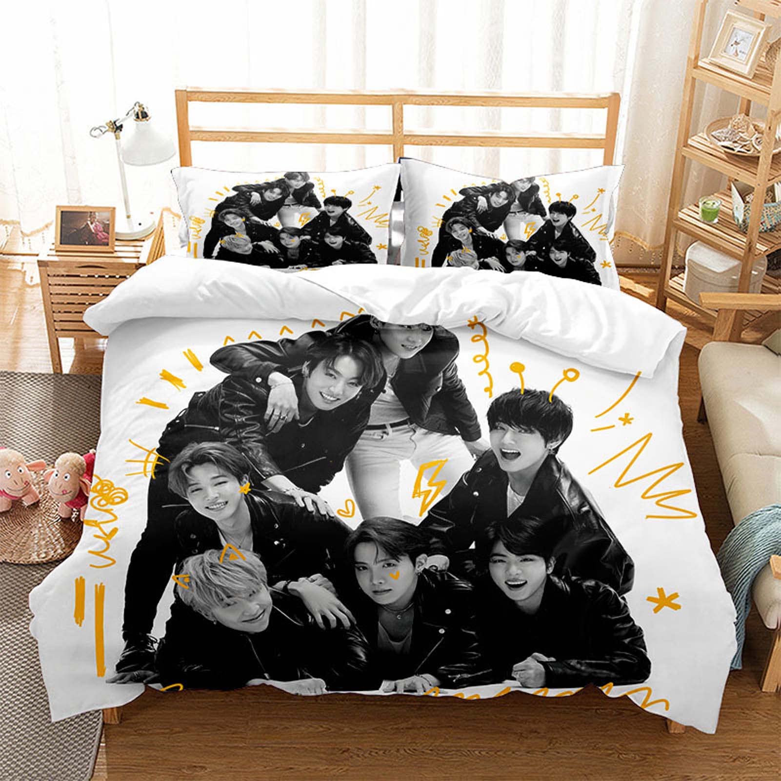 Buy Sunangle BTS Bedding Set Duvet Cover and Pillowcase 2/3 Pieces BTS