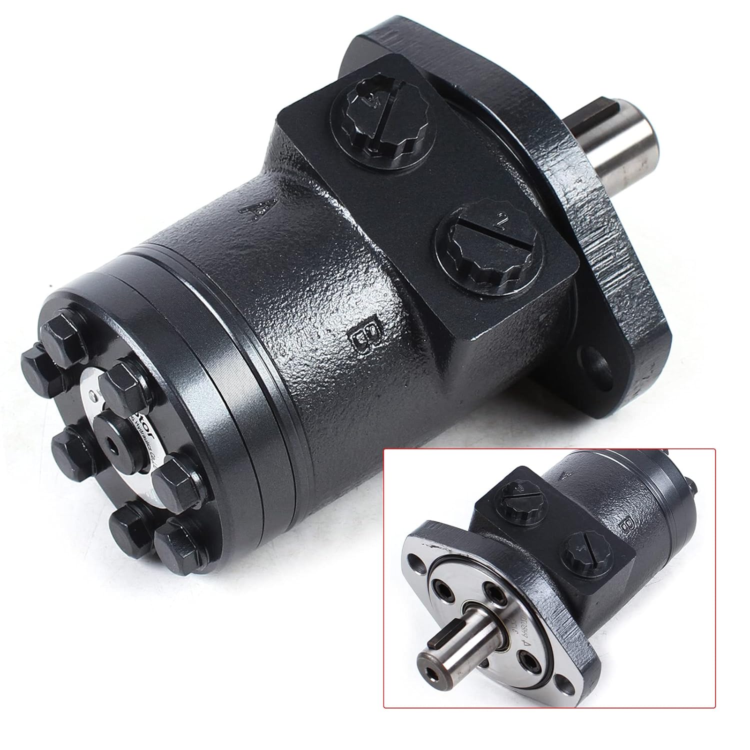 Hydraulic Motor, Low Speed High Torque Orbital Motor Hydraulic Replacement Motor for 101-1701 Char-Lynn Eaton Charlynn H Series 101-1701-009