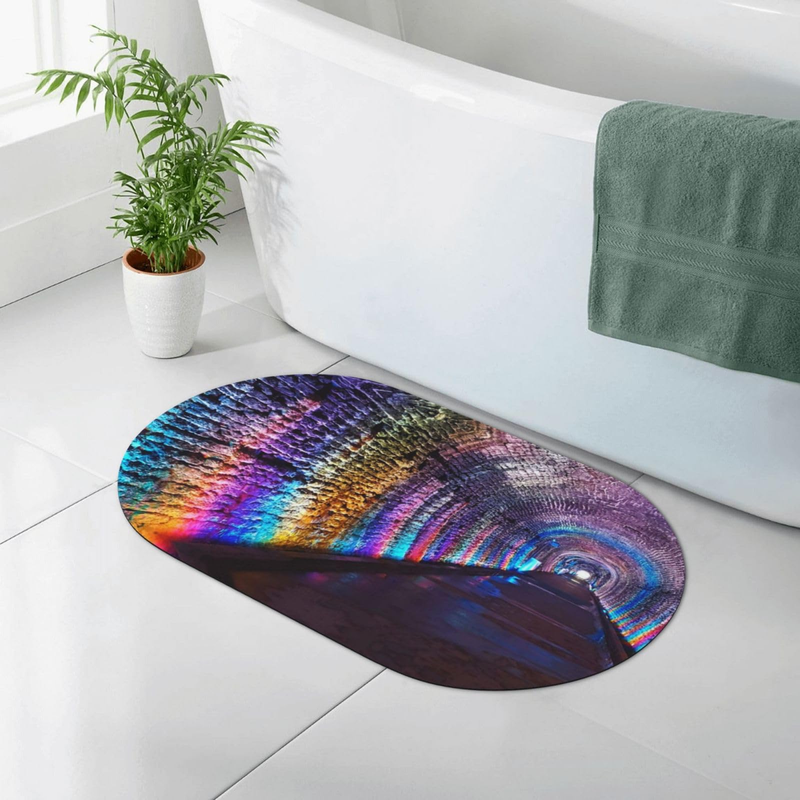 Tapis de bain diatomée super absorbant 50 x 80 cm cuisine
