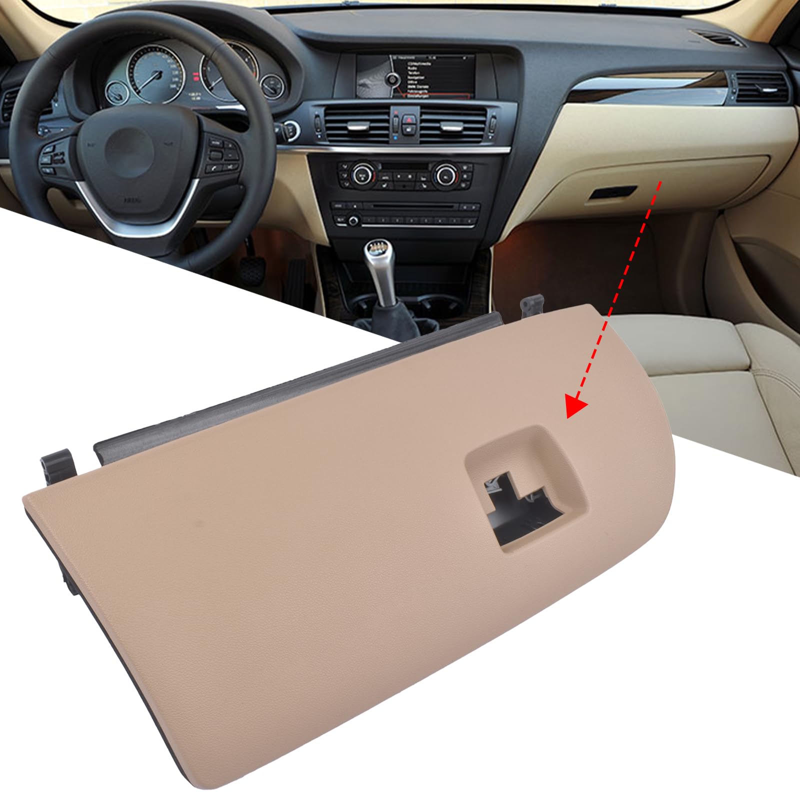 Amazon.com: AKWH Plastic Beige Dash Glove Box Door Lid Front 