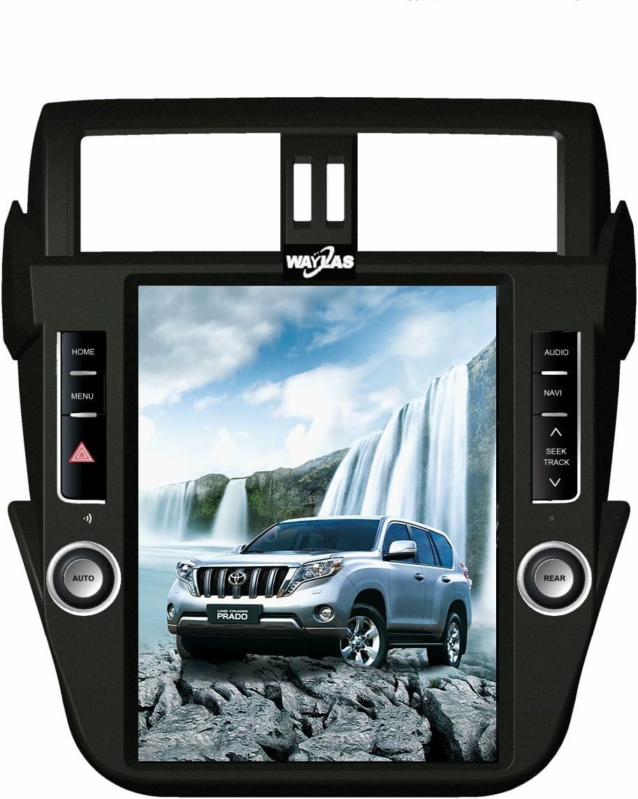 12.1 inch Quadcore 1280x800 Tesla Screen Vertical Screen 2GB RAM 32GB ROM GPS Navigation for Toyota Land Cruiser Prado 2014-2016 DVD Player Support Car Without Original Navigation