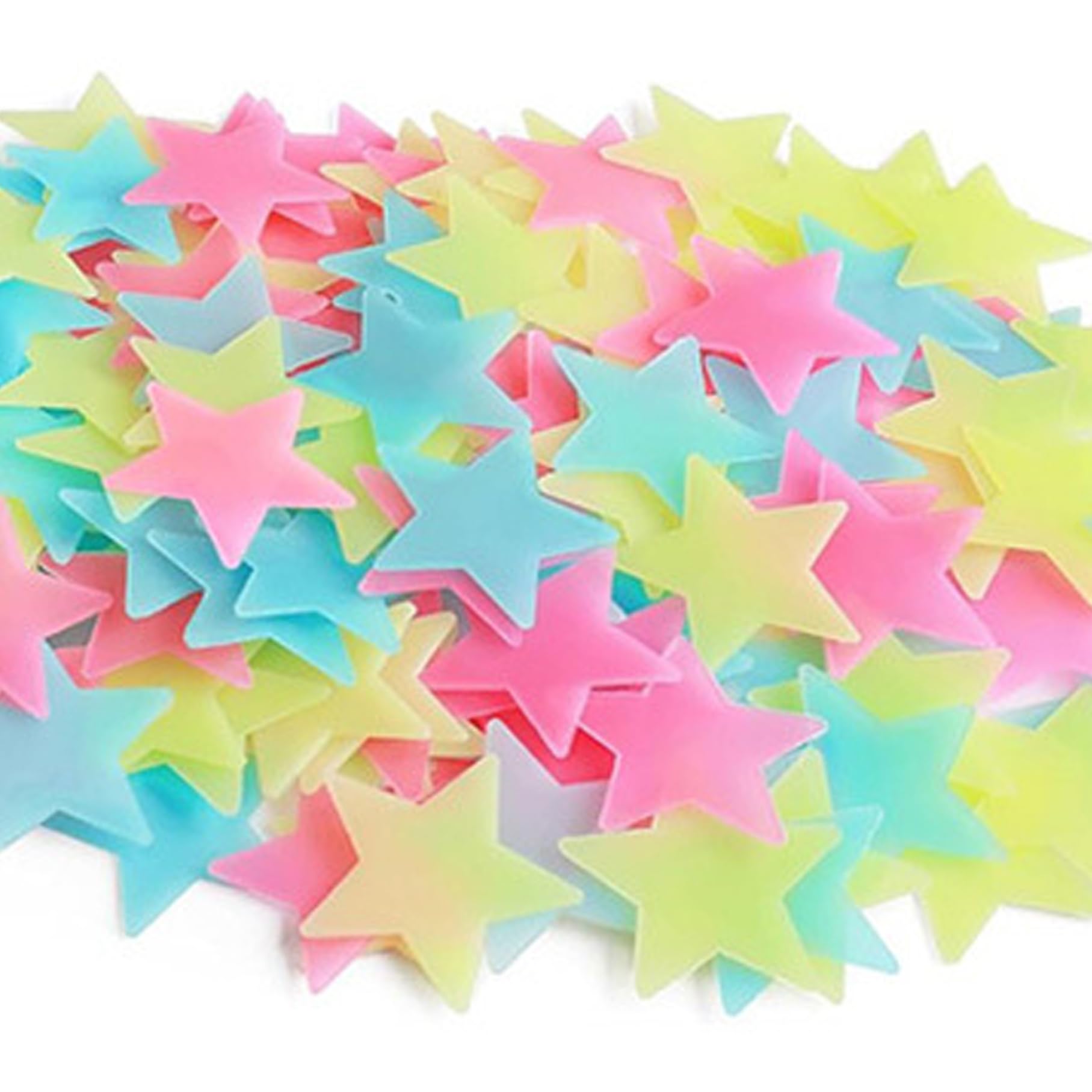 Stickers étoiles lumineuses pour plafond 3D : 400 adhésifs déco phosphorescents