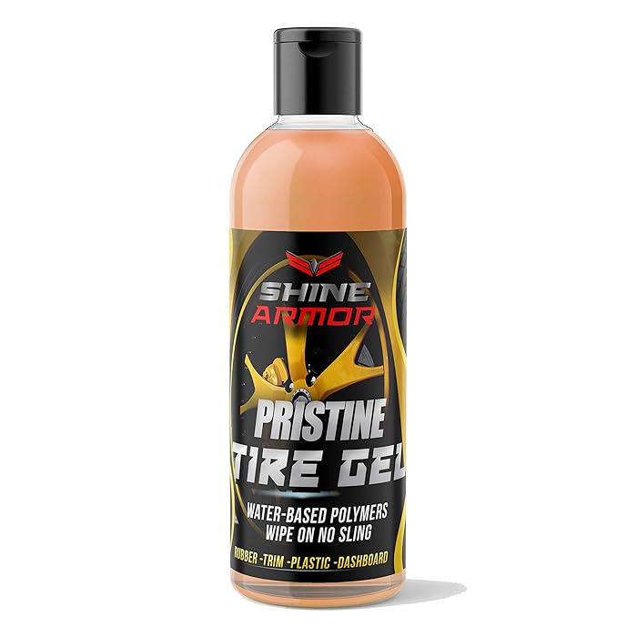 Buy SHINE ARMOR Tire Shine Gel Dressing & Pristine Cleaner Car Care for