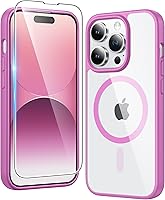 Vista 182 de FNTCASE Funda para iPhone 15 Plus: Fundas magnéticas transparentes para teléfono con protector de pantalla compatible con Magsafe Slim Anti