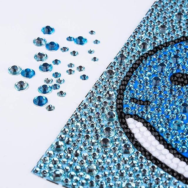 Foto 8 de 8 de DonElton Diamond Painting Kit Completo DIY - Kit Pintura Diamantes 5D con Marco de Madera 15x15 cm