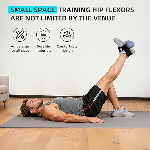 Miniatura 6 de Tbialis - Accesorio de pie para mancuernas original, resistente, duradero, práctico, para rizar el tobillo, ajustable, soporte de peso para