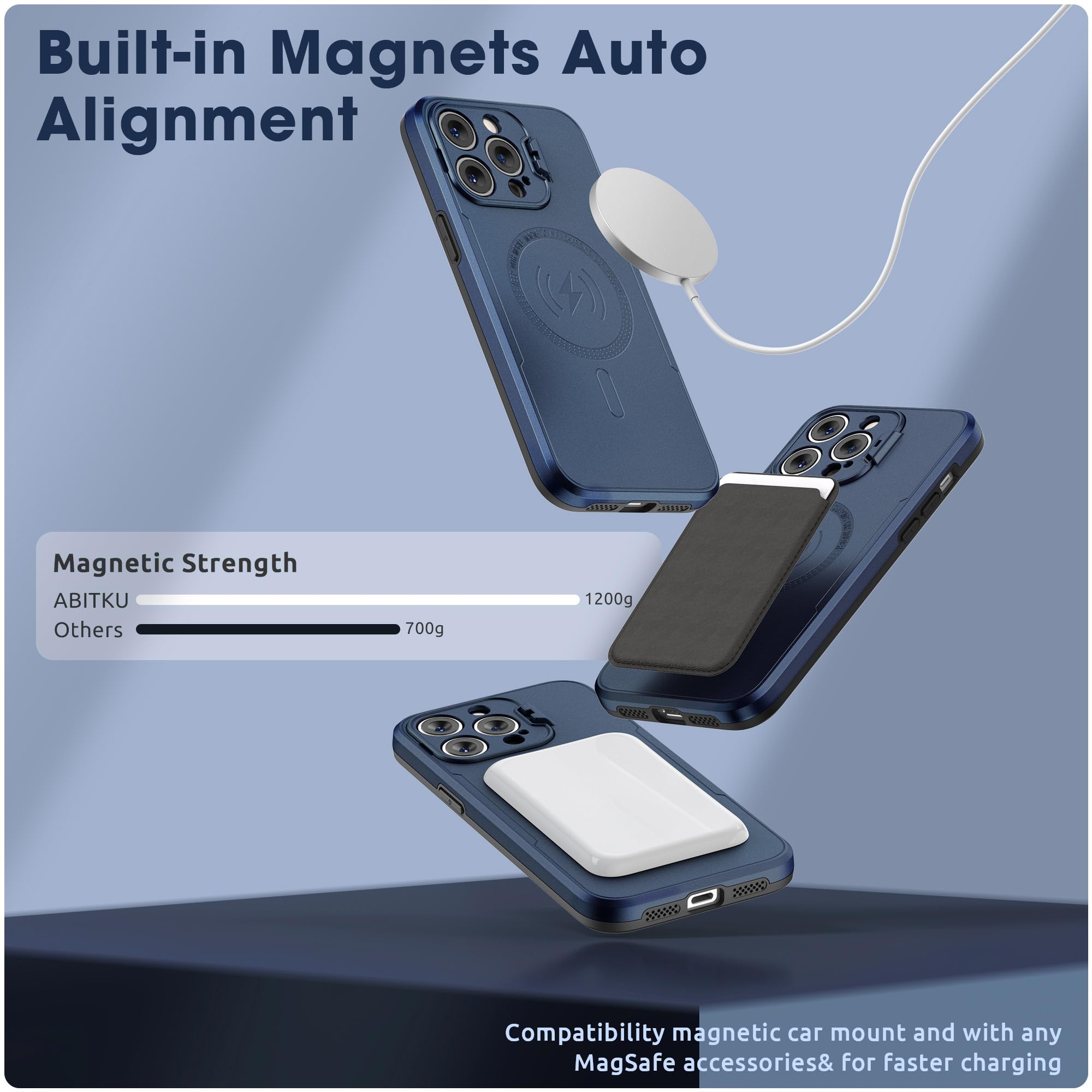 Amazon.co.jp: ABITKU 磁気ケース iPhone 15 Pro Max用 カメラ