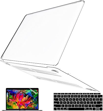 B BELK Compatible with MacBook Air 13 inch Case 2021 2020 2019 Release Model: M1 A2337 A2179 A1932, Soft Touch Hard Shell Case + 2 Keyboa...