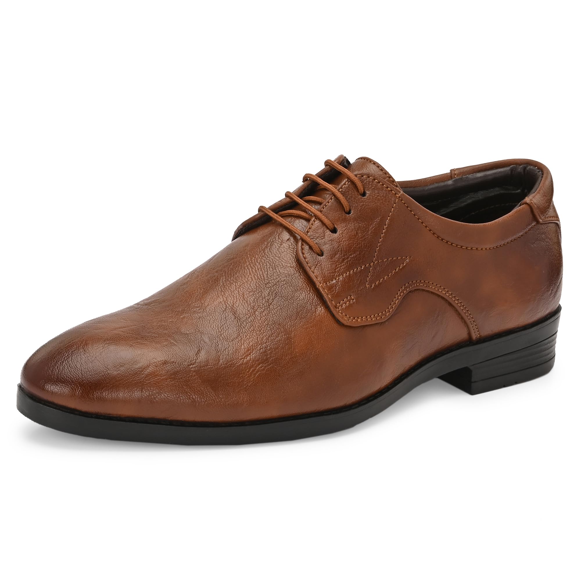 centrino Lace-Up Formal Shoes for Men | Lightweight Leather Shoes for Man Stylish | Oxford Derby Shoes for Men Formal | Cushioned Insole Anti-Slip TPR Sole | Comfortable Office Shoes Mens Formal Shoes for Wedding Party & Business Wear (9644)-picture-19