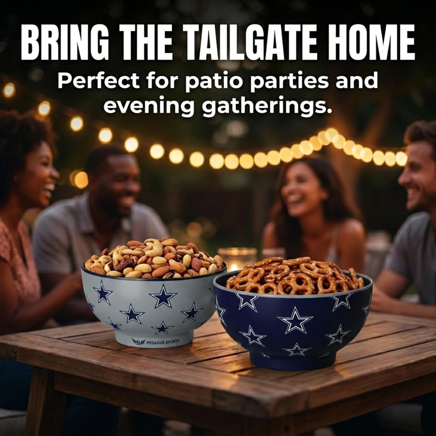 NFL Home and Away 2 Pack Serving Bowls
