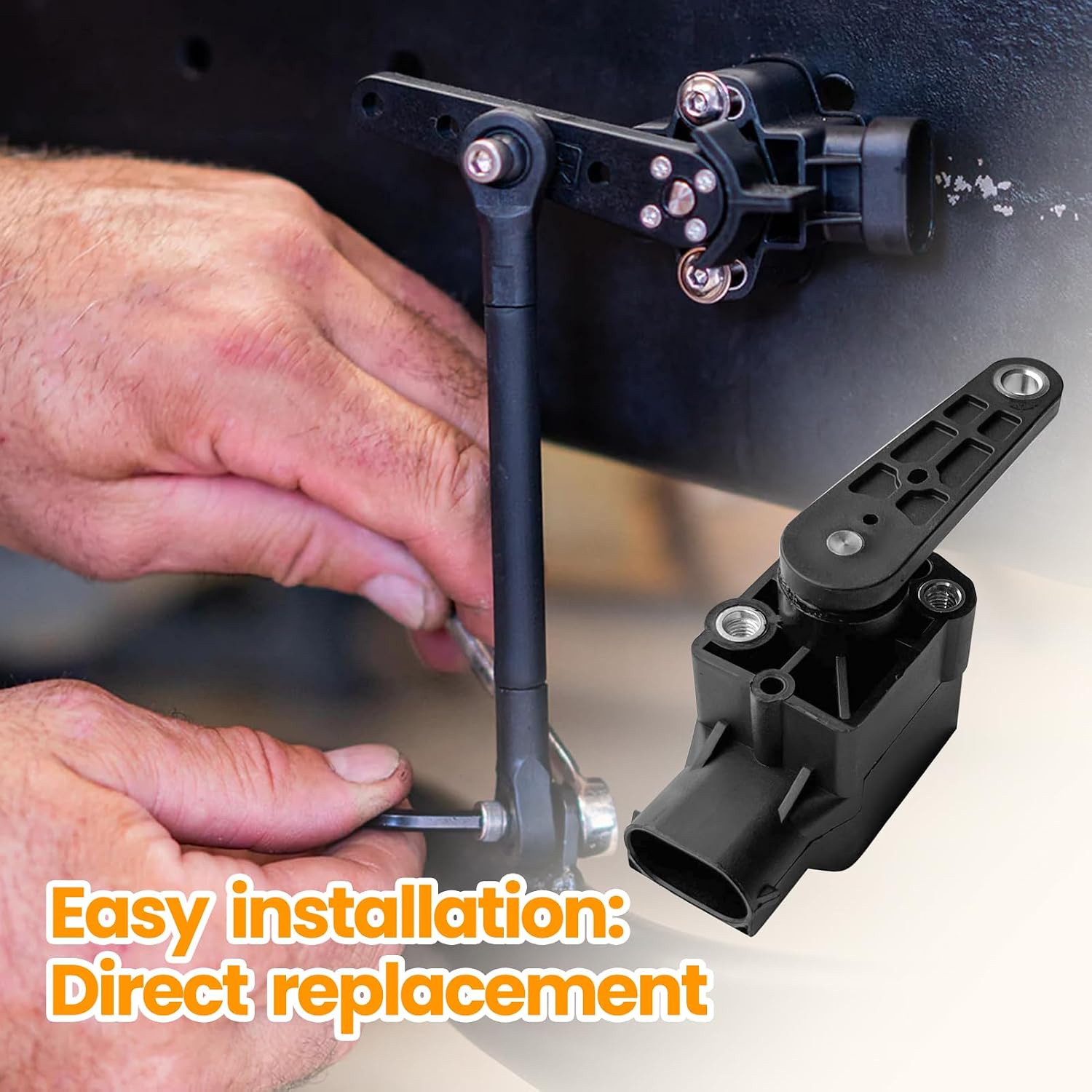 MILLISEC Suspension Ride Height Level Sensor Compatible with Benz W169/W245/ W202/W203/ W210 W211 Car Height Sensor OE Replace# 0105427717,105427717, A0105427717